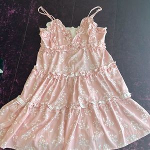 Pink baby doll style dress . BRAND NEW.